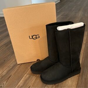 UGG Classic Black Suede Boots